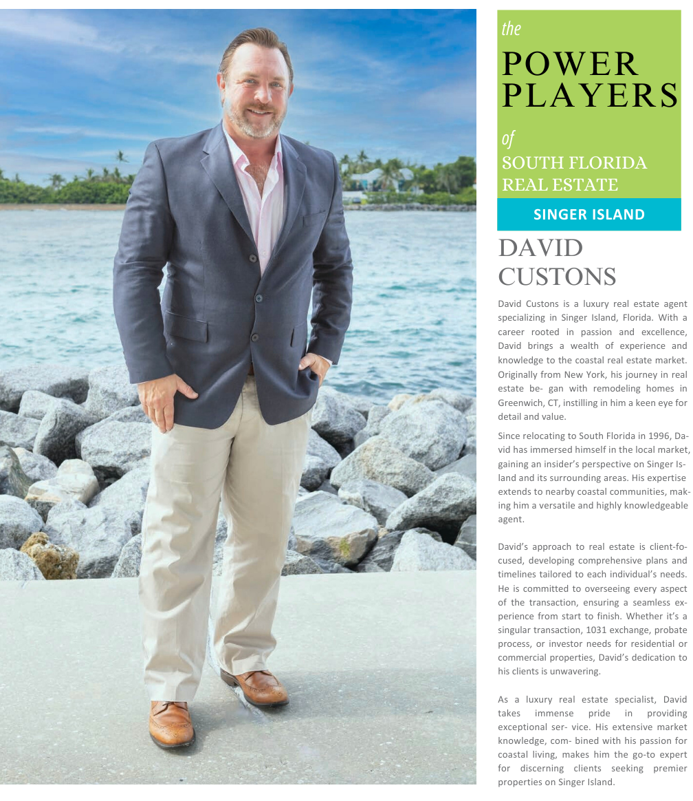 Power Players feature with David Custons